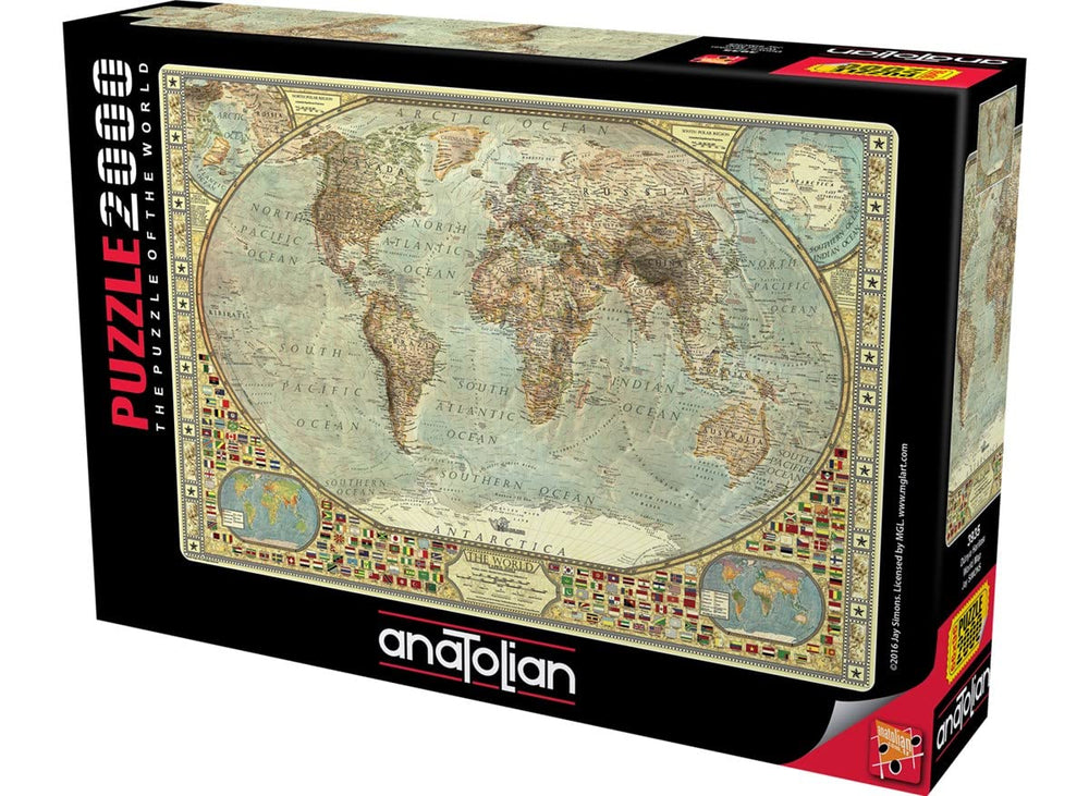 Anatolian box stand included for flexible lid display.