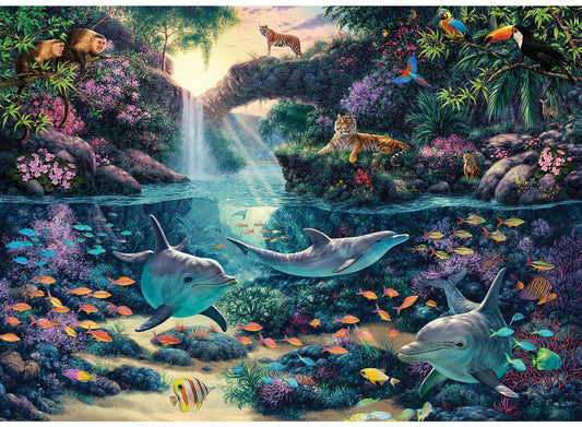 Anatolian Jungle Paradise box front showing vivid colors for immersive puzzling.