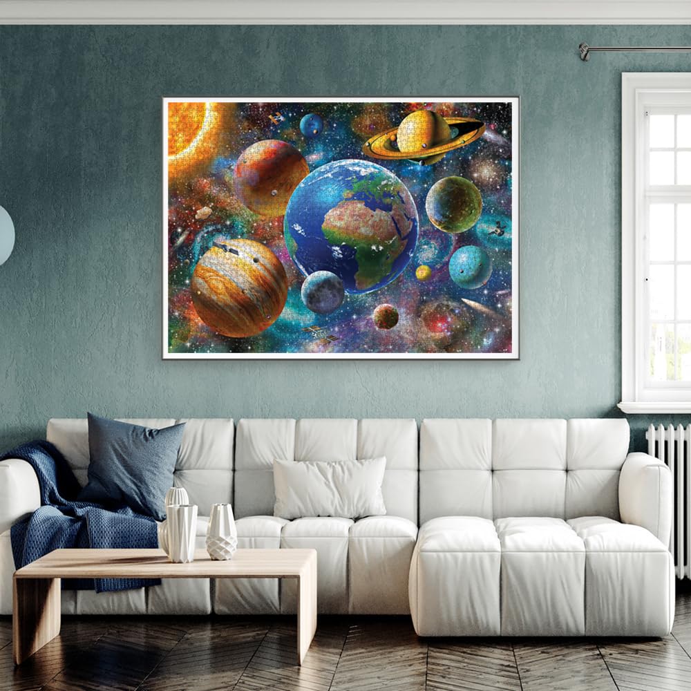 Anatolian Solar System 4000-piece puzzle edge detail showing sturdy edge pieces.