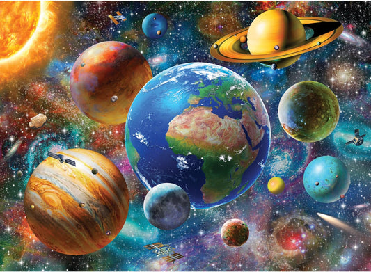 Anatolian Solar System 4000-piece puzzle main image with glare-free, vibrant colors.