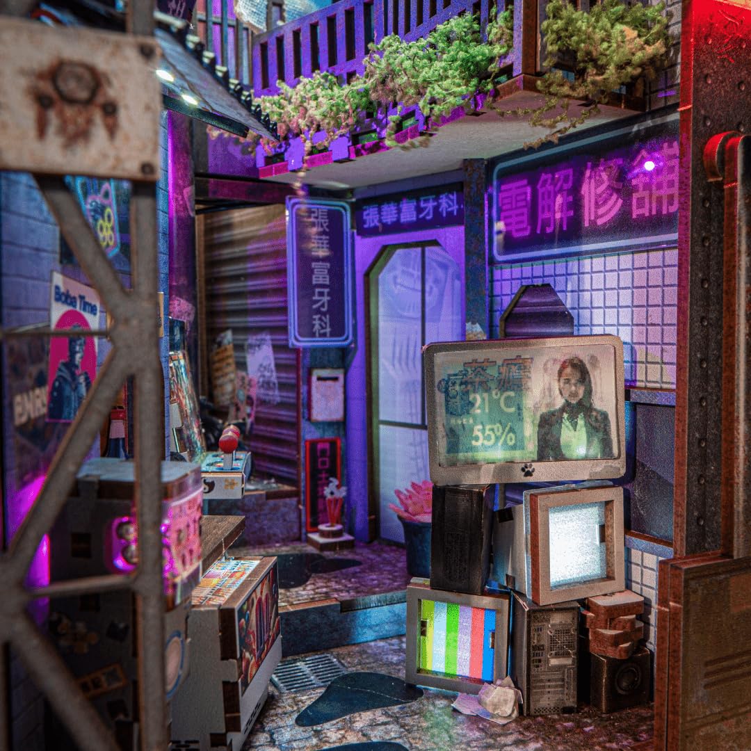 Anavrin Book Nook Kowloon DIY kit with clear instructions enables confident assembly.