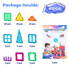 Anbalulu magnet blocks safety-tested ABS plastic for durable, worry-free play.