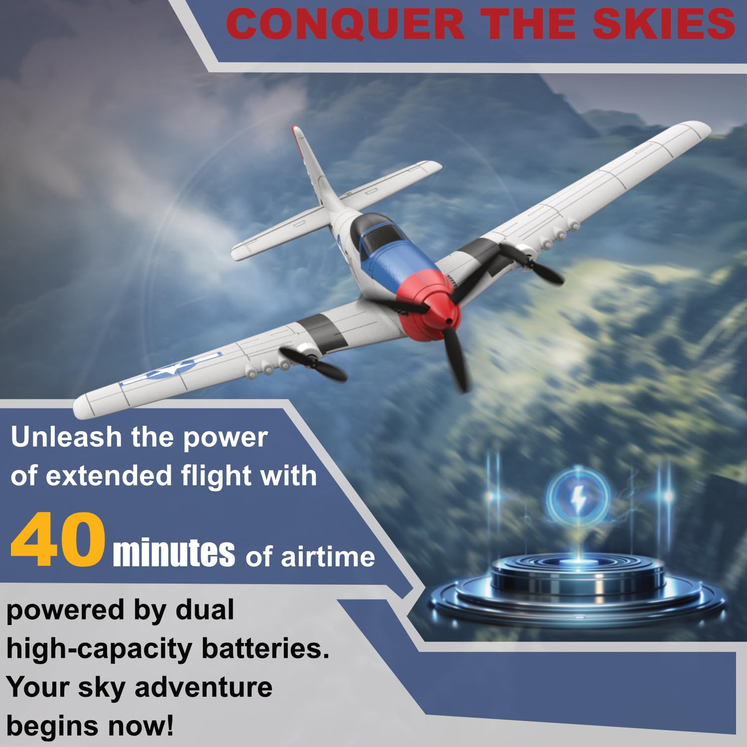 ANBURI 2.4GHz RC remote control setup enables precise, responsive maneuvering.