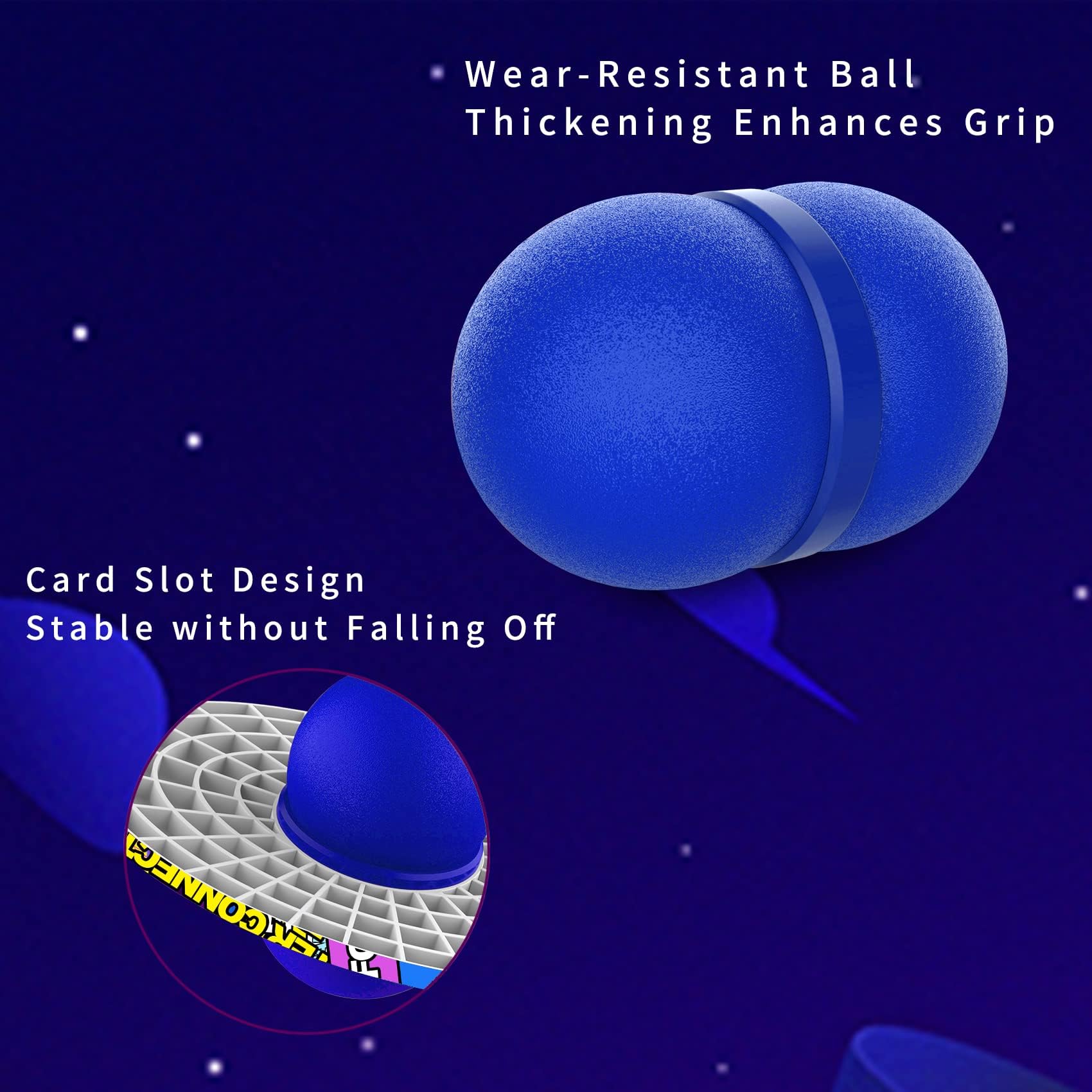 Anby Pogo Ball durable materials withstand outdoor rough play.