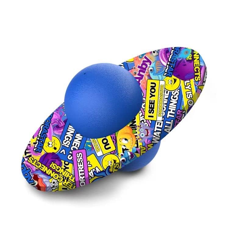 Anby Pogo Ball kid jumping demonstrates balance during play.