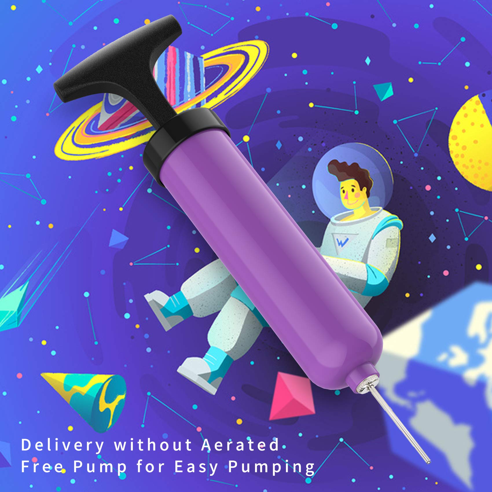 Anby Pogo Ball purple compact design ideal for travel and parks.