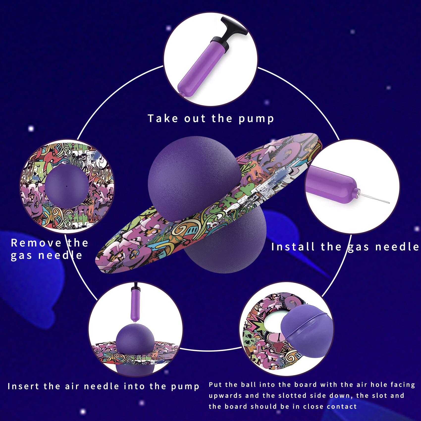 Anby Pogo Ball purple gift idea for birthdays and holidays.
