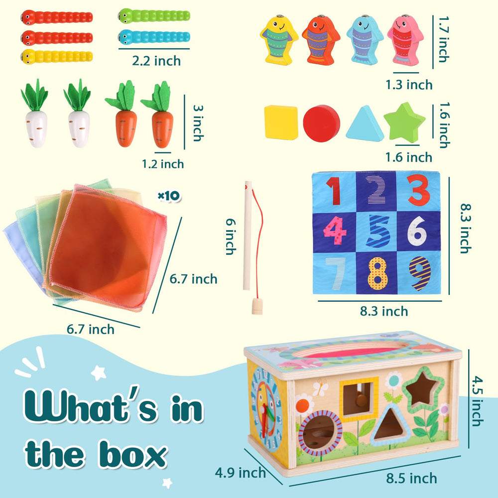 Ancaixin carrot and fishing game developing hand coordination and focus