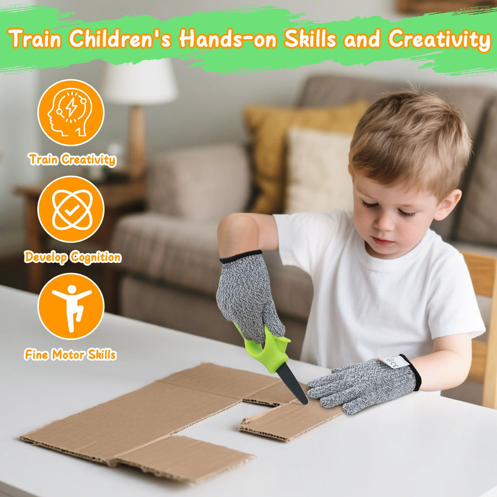 Ancaixin DIY projects at the table illustrate family collaboration and STEM exploration.
