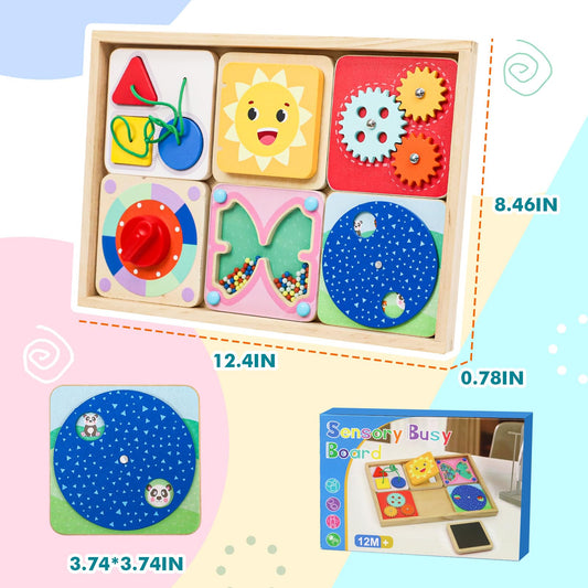 Ancaixin magnetic tiles on the board support fine motor skills and focus.