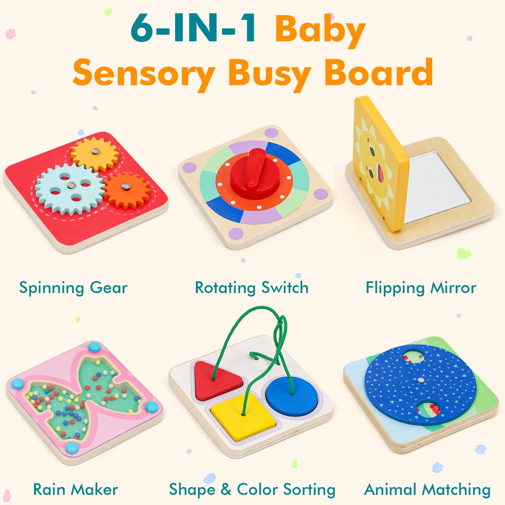 Ancaixin wooden board with safe, smooth edges for durable, worry-free play.