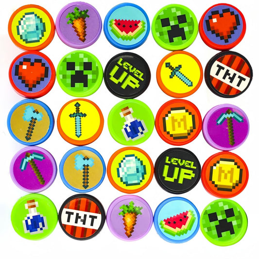 ANCCTINE pre-inked stamps save time and prevent messy ink in kids' crafts.