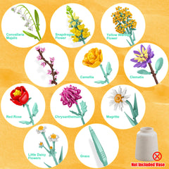 Ancesfun artificial flowers for DIY bouquet and creative play