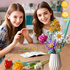 Ancesfun bouquet kit with adjustable angles and stems for customization