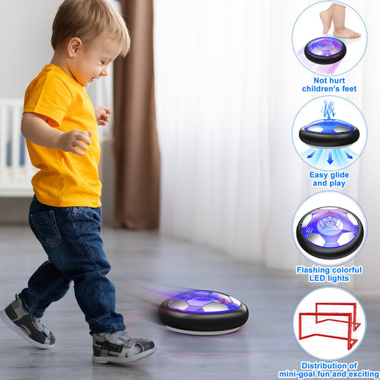 Ancesfun hover soccer ball with LED glow for visible nighttime play