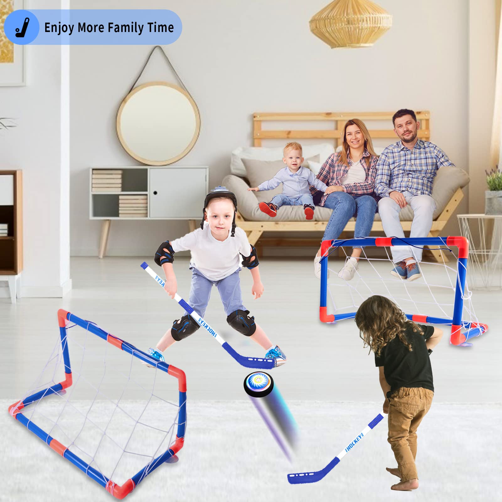 Ancesfun two hockey sticks included with the set