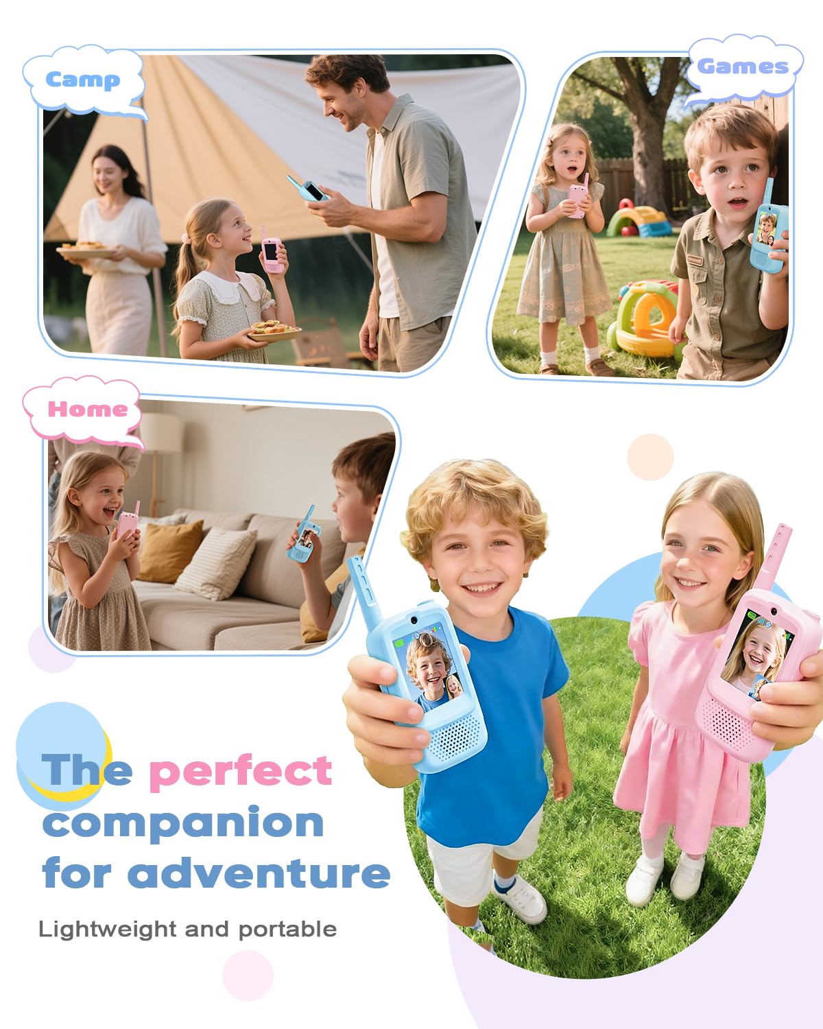 Anchioo outdoor play setup with two-pack for family adventures
