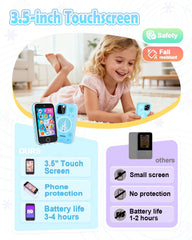 Anchioo Kids Smart Phone Type-C cable included in packaging.