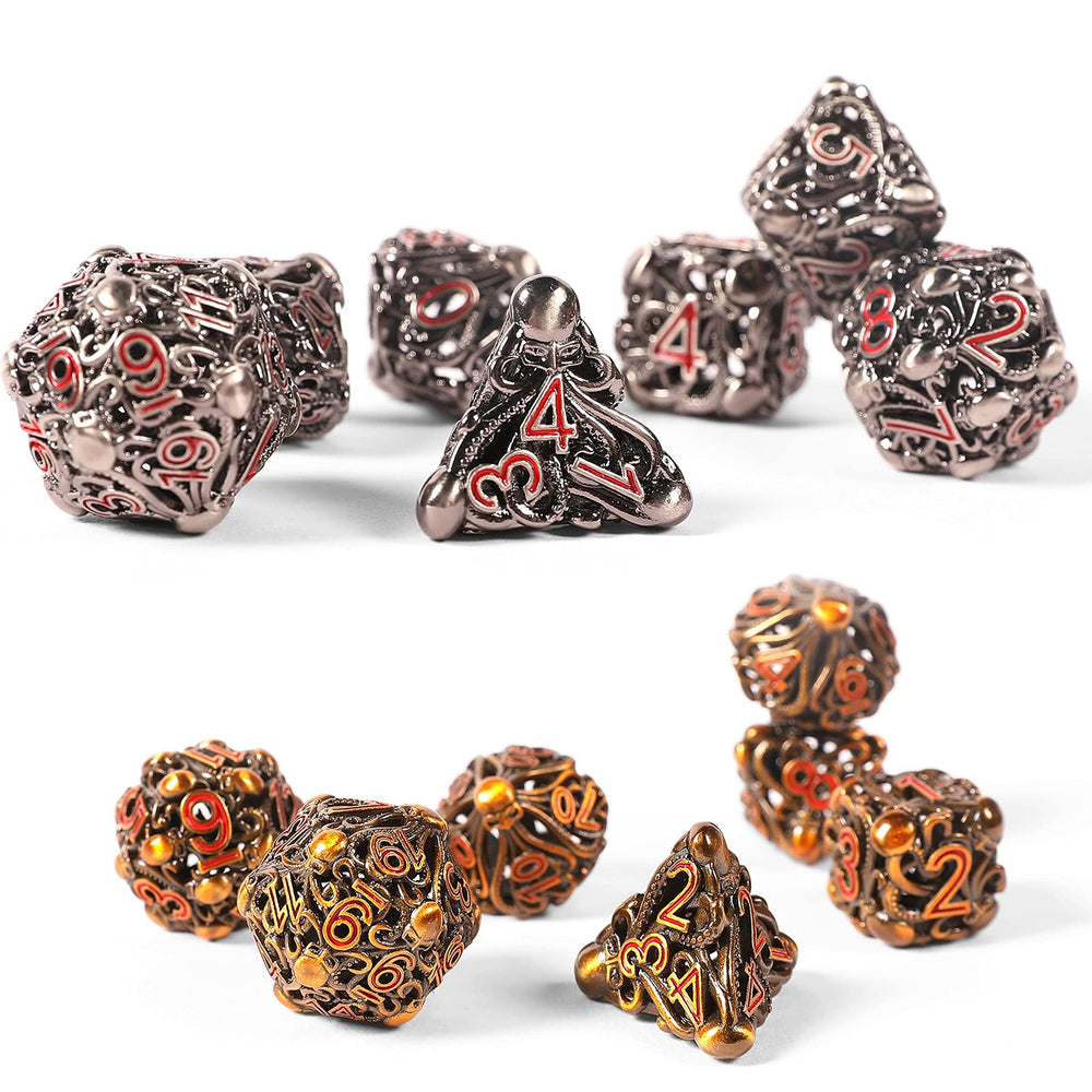 AncientDeer warranty card accompanying hollow copper dice