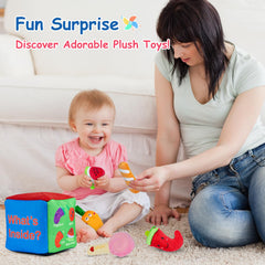 Ancitoy plush toys inside box spark tactile discovery.