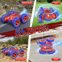 Ancitoy Spider RC car rear spray system adds colorful mist.