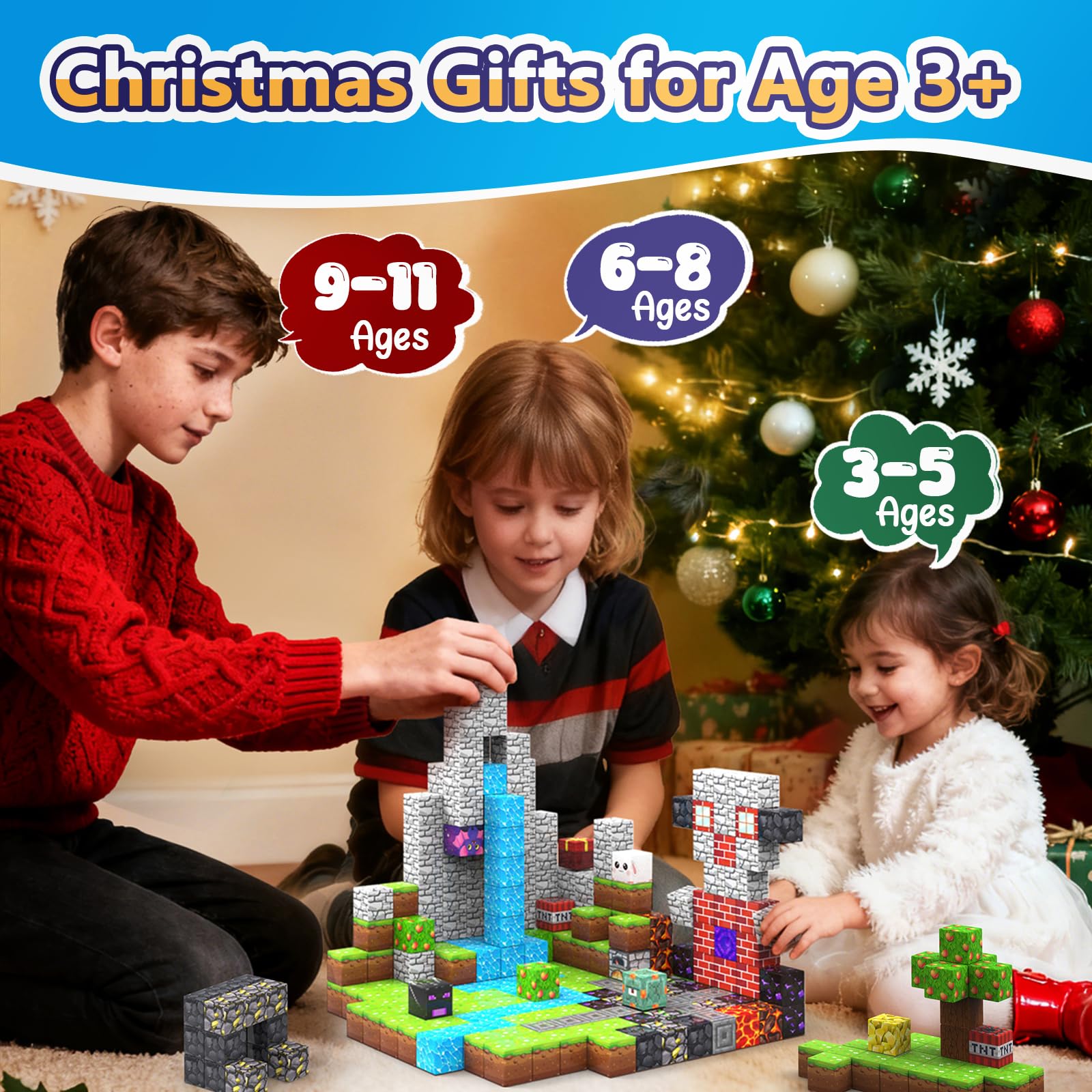 ANDENLEY magnetic blocks encourage group learning and cooperative building in classrooms