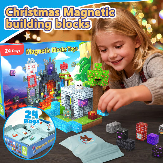 ANDENLEY magnetic tiles enabling creative structures and collaborative play