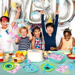 Andi Cppss disposable monster tableware set for quick cleanup