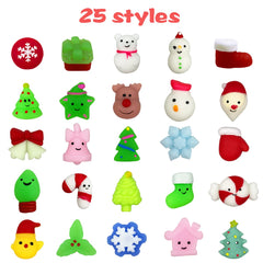 Anditoy Christmas Mochi Squishies soft texture for twisting and squeezing