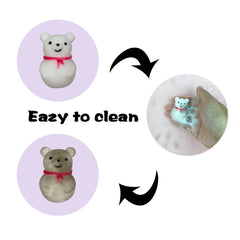 Anditoy Christmas Mochi Squishies easy to clean after play