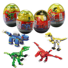 Anditoy dinosaur block egg featuring tanystropheus for imaginative play and fine motor skills