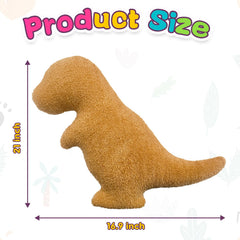 Dino Nuggets Pillow on bed setup by Andywoo for lounging