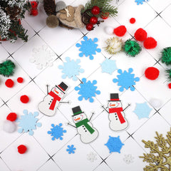 Aneco blue white red foam stickers offer harmonious color options for projects.