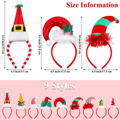 Aneco Christmas tree headband adds playful style to holiday celebrations.