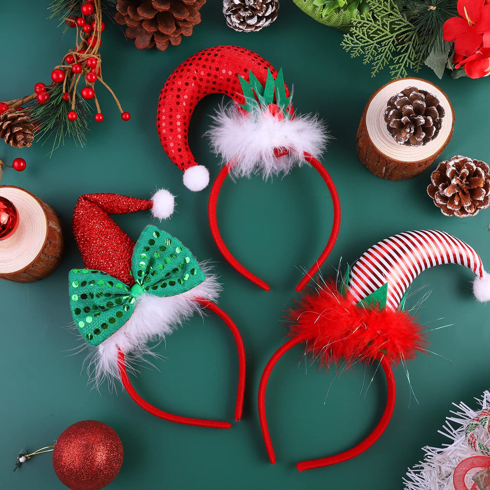 Aneco elf hat headband brings cute charm to parties and seasonal selfies.