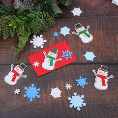 Aneco self-adhesive foam stickers easily apply to windows, tables, and bags.