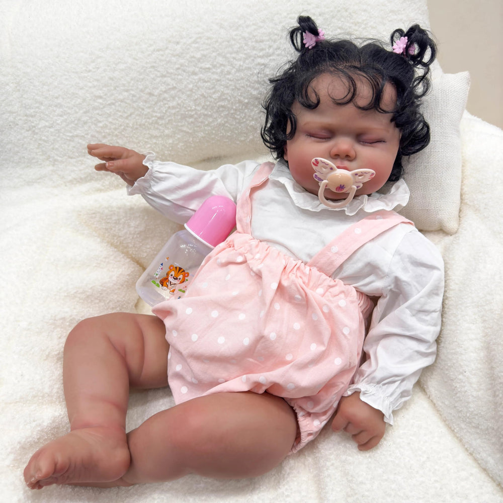 Angelbaby 24-inch reborn doll magnetic pacifier for authentic soothing moments