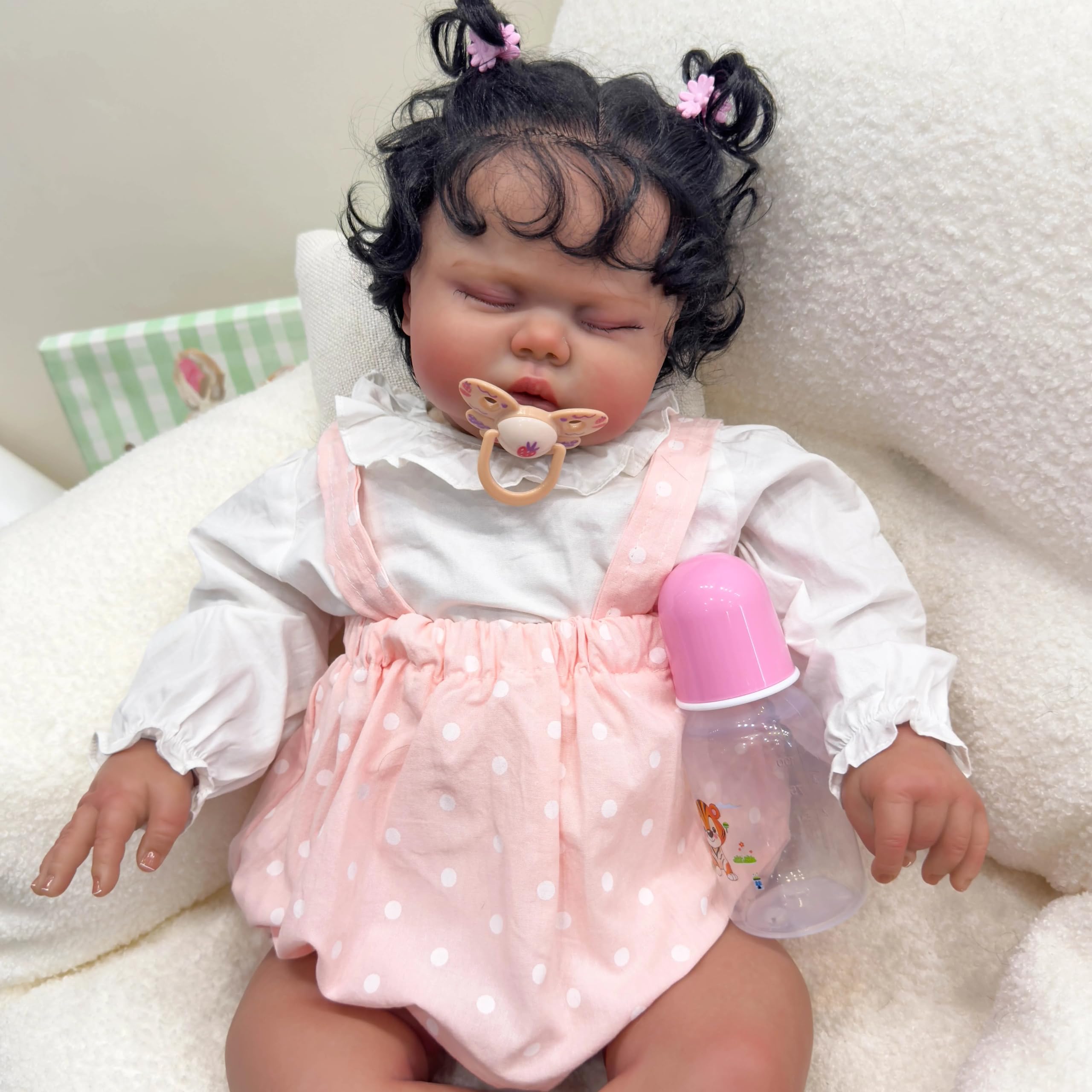 Angelbaby 24-inch reborn doll weighted body enables balanced handling