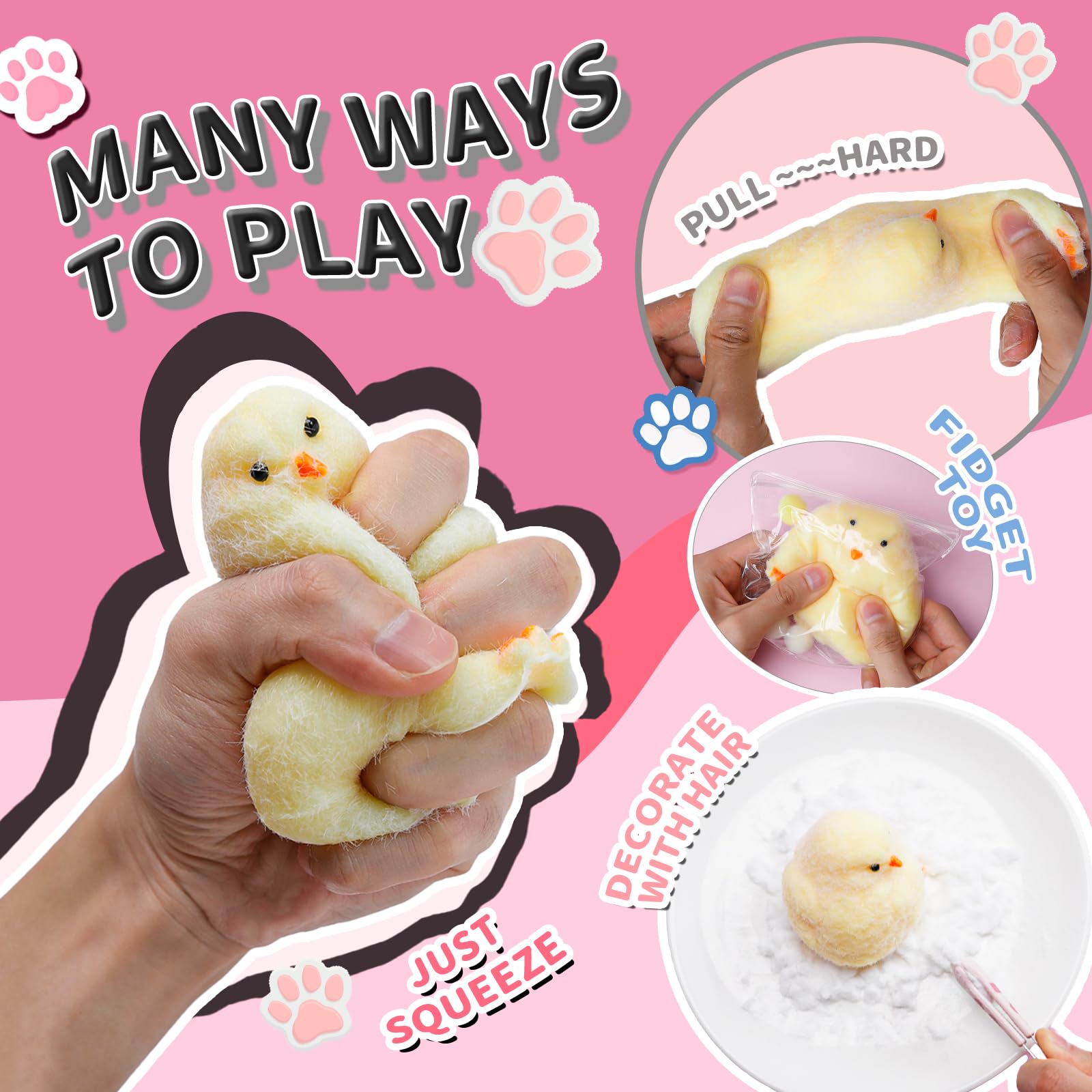 Angerbaby Taba Squishy Chick gift-pack suggests a ready-to-gift set