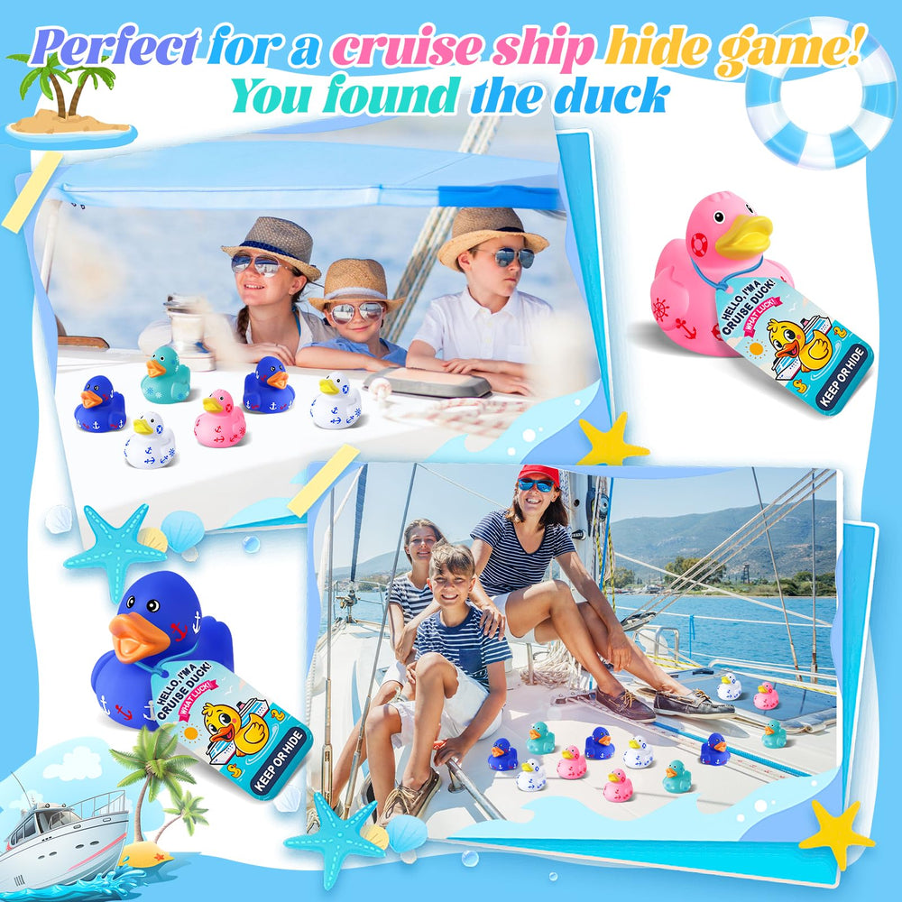 Anggiko cruise ducks measure about 2 inches for easy carrying.