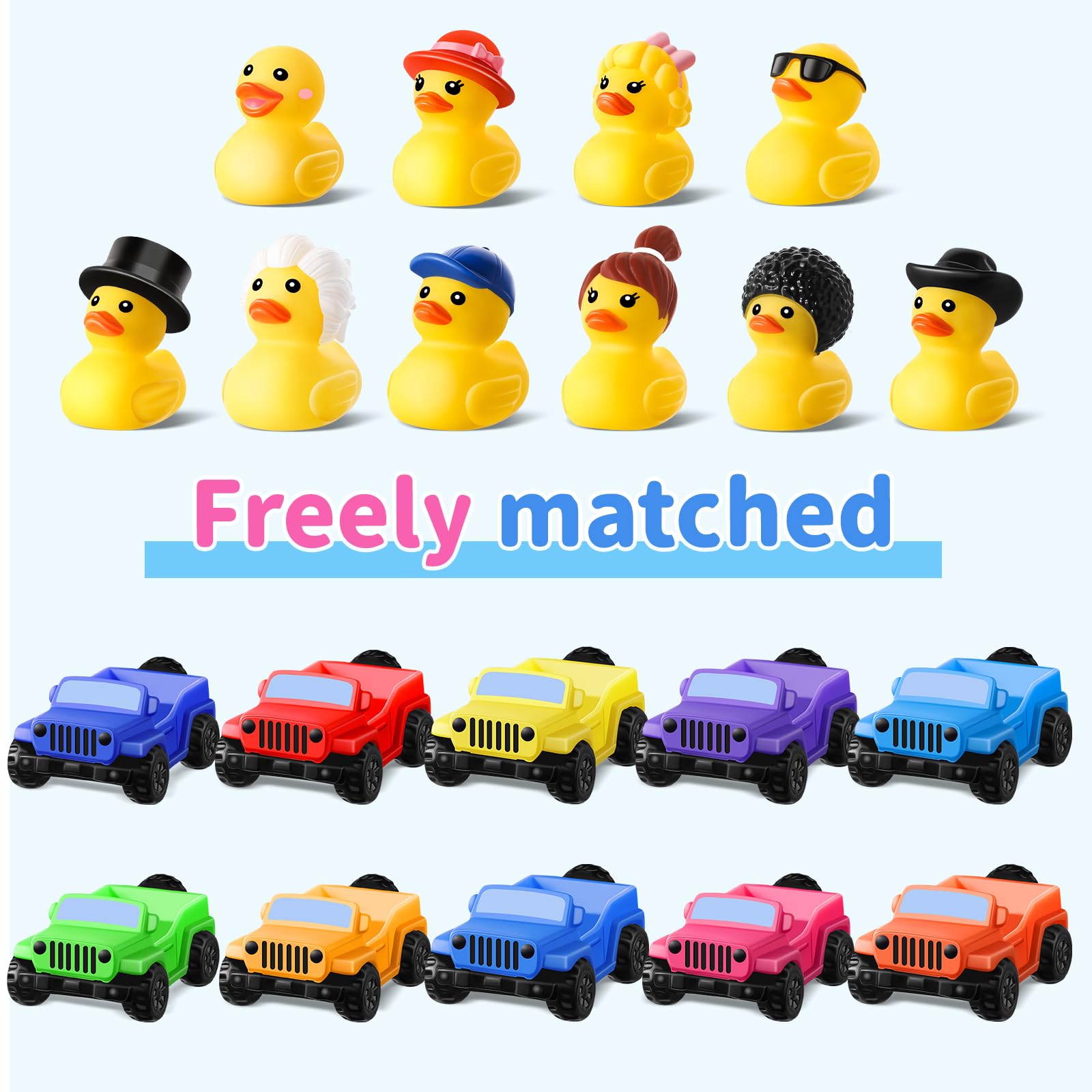 ANGGIKO assorted jeep ducks ideal for car clubs and events