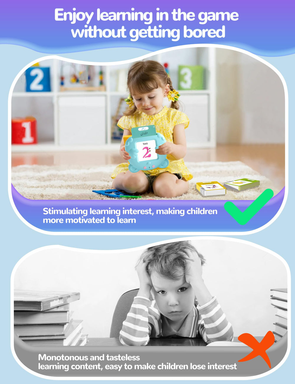 Useful for homeschooling, bilingual learning, and language-friendly activities.