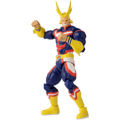 ANIME HEROES All Might figure front view for display and collection