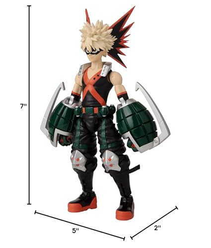 ANIME HEROES Katsuki Bakugo display-ready figure for shelves and photos