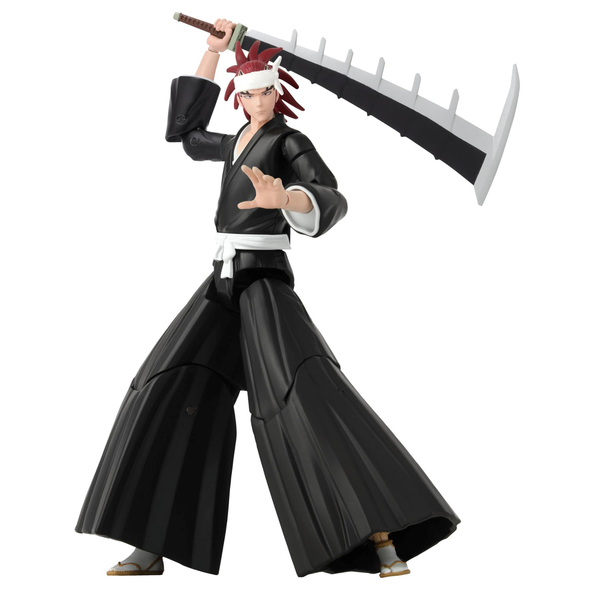 ANIME HEROES Bleach Abarai Renji figure in dynamic pose for display