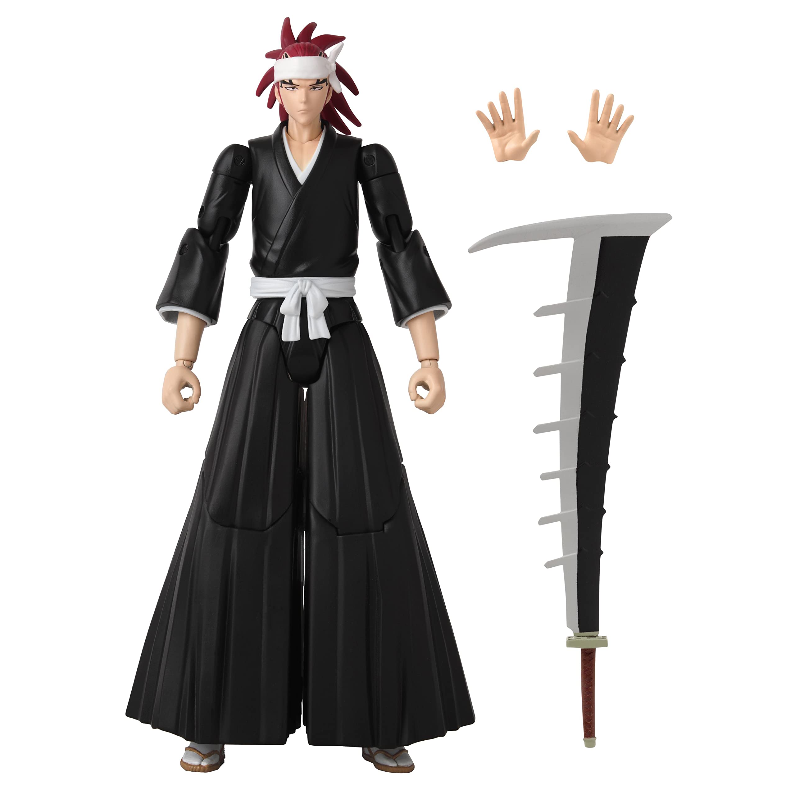 Detailed sculpt close-up of ANIME HEROES Renji figure