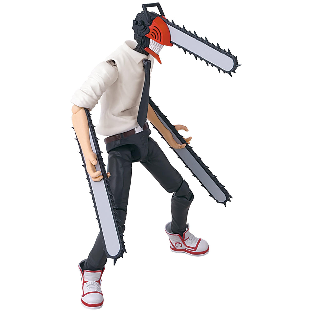 ANIME HEROES Chainsaw Man head sculpt with intense expression.