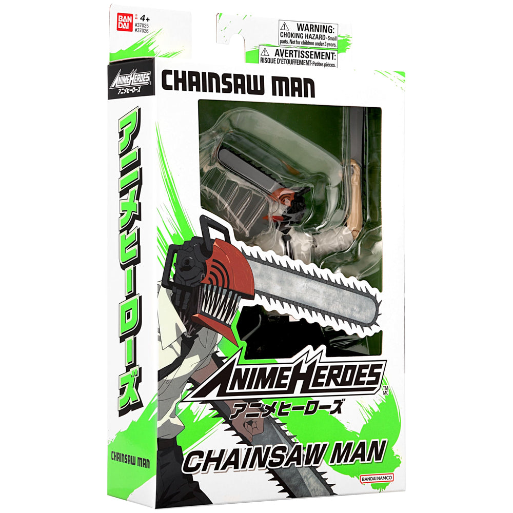 ANIME HEROES Chainsaw Man pose-ready figure for dynamic action scenes.