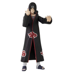 ANIME HEROES Itachi Uchiha close-up reveals intricate deco and bold eyes.