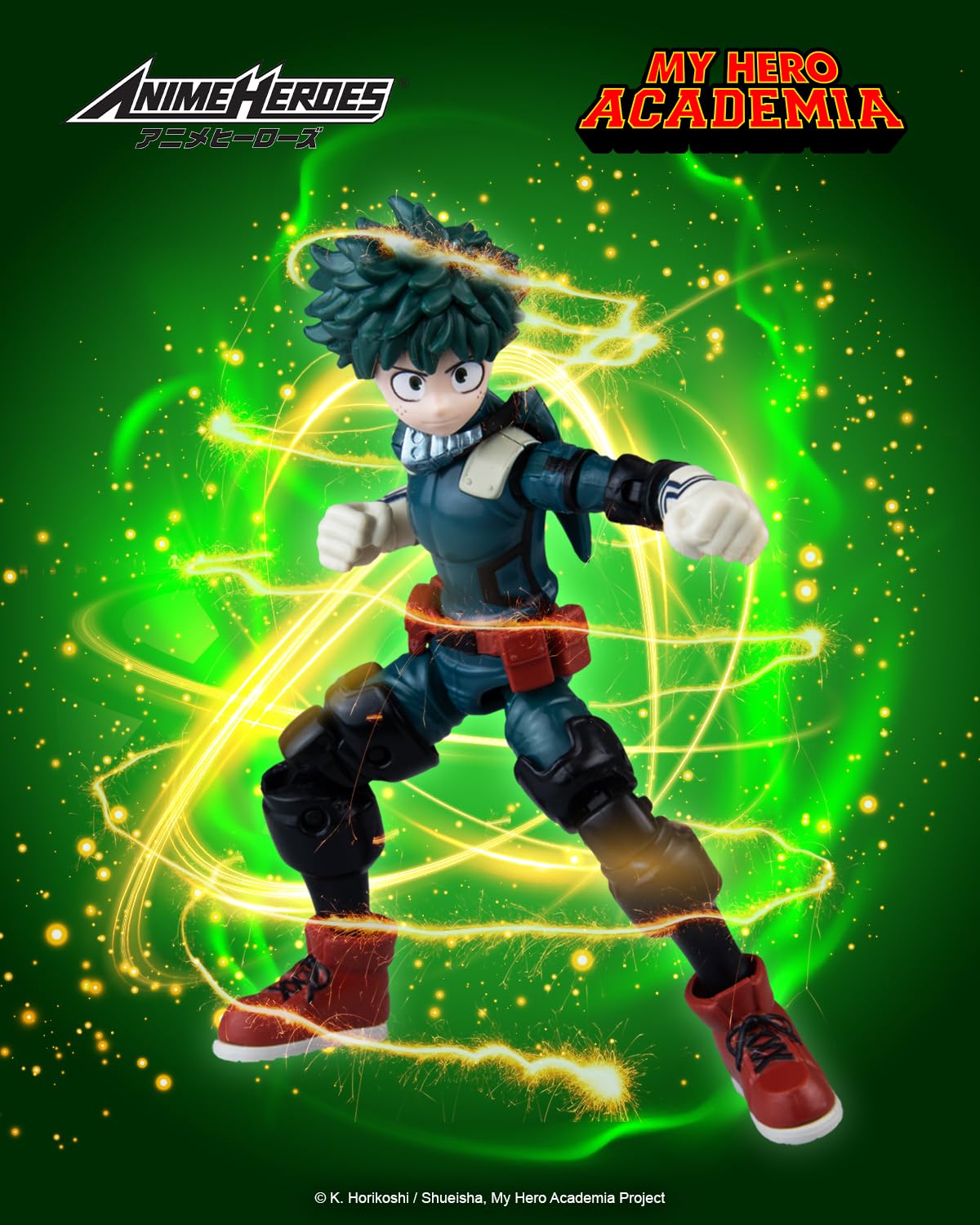 ANIME HEROES detailed sculpt and likeness of Izuku Midoriya